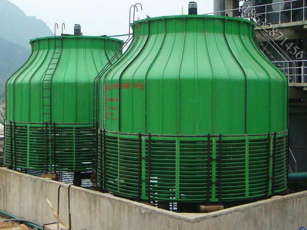 干式冷卻塔,玻璃鋼冷卻水塔,低噪型冷卻塔